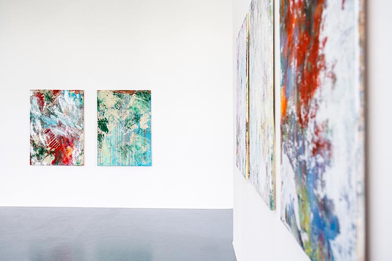 Petra Polli, Ausstellungsansicht 4 A line to